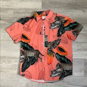 Mavrans Coral Jungle Print Shirt Large